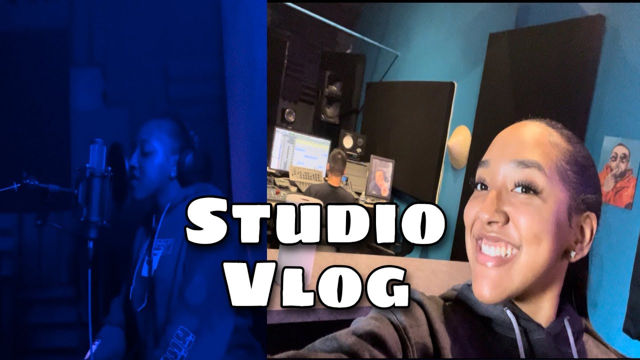 STUDIO SESSION VLOG #1| Watch Me Record a Song