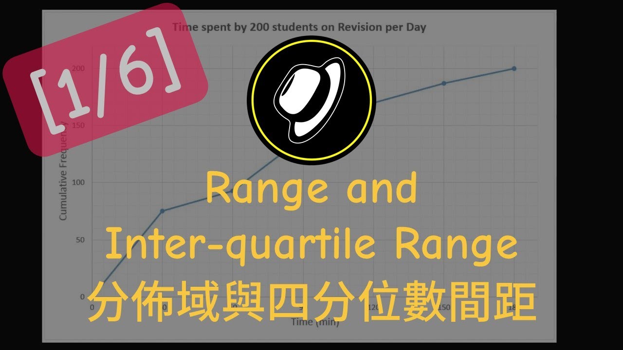 分佈域與四分位數間距 | Range and Inter-quartile Range