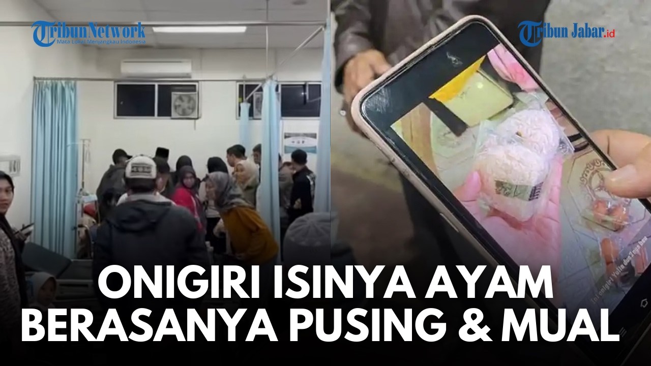 ONIGIRI MBG PEMBAWA RACUN! Menu MBG yang Diduga Jadi Penyebab Keracunan Belasan Siswa di Cimahi