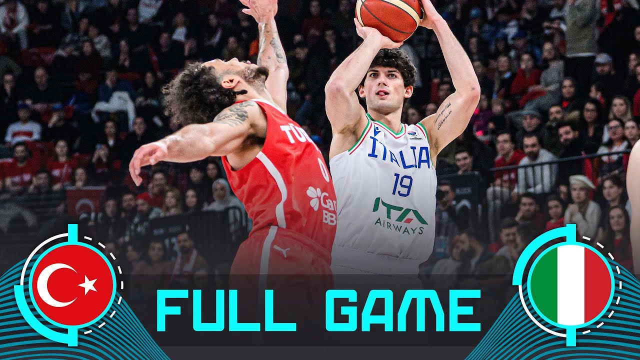 Türkiye v Italy | Full Basketball Game | FIBA EuroBasket 2025 Qualifiers