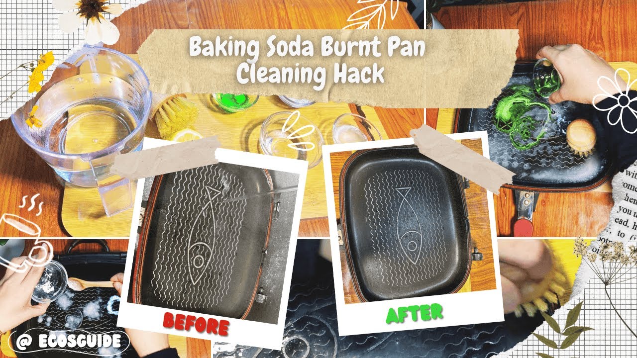 Fix Burnt Pans Fast & Natural Using Baking Soda!