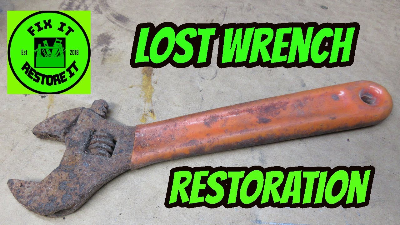 Adjustable wrench restoration crescent wrench fix it restore it