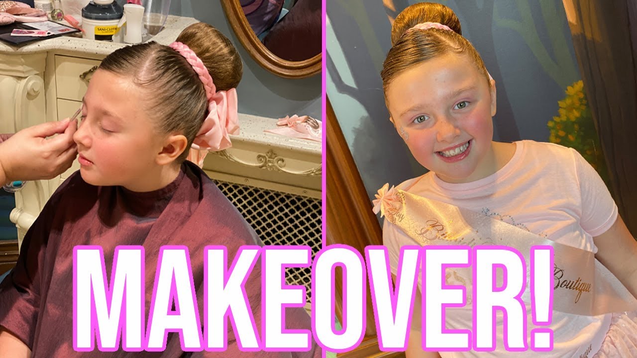 BEST DAY EVER! Ava got a Makeover (Full Hair and Makeup) By Disney! Fun Family Three!