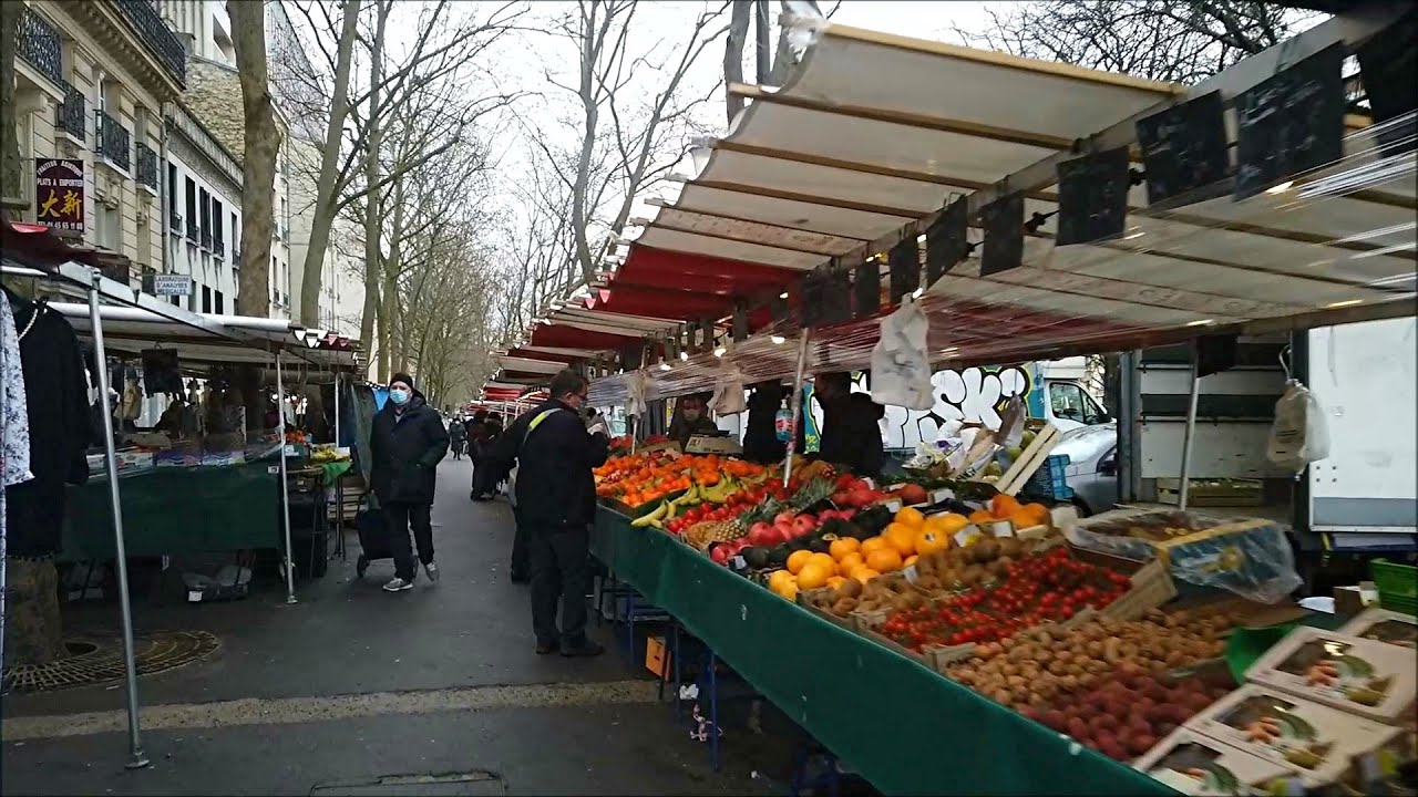 Place d'Italie - Marché Auguste-Blanqui - Paris Walking Tour