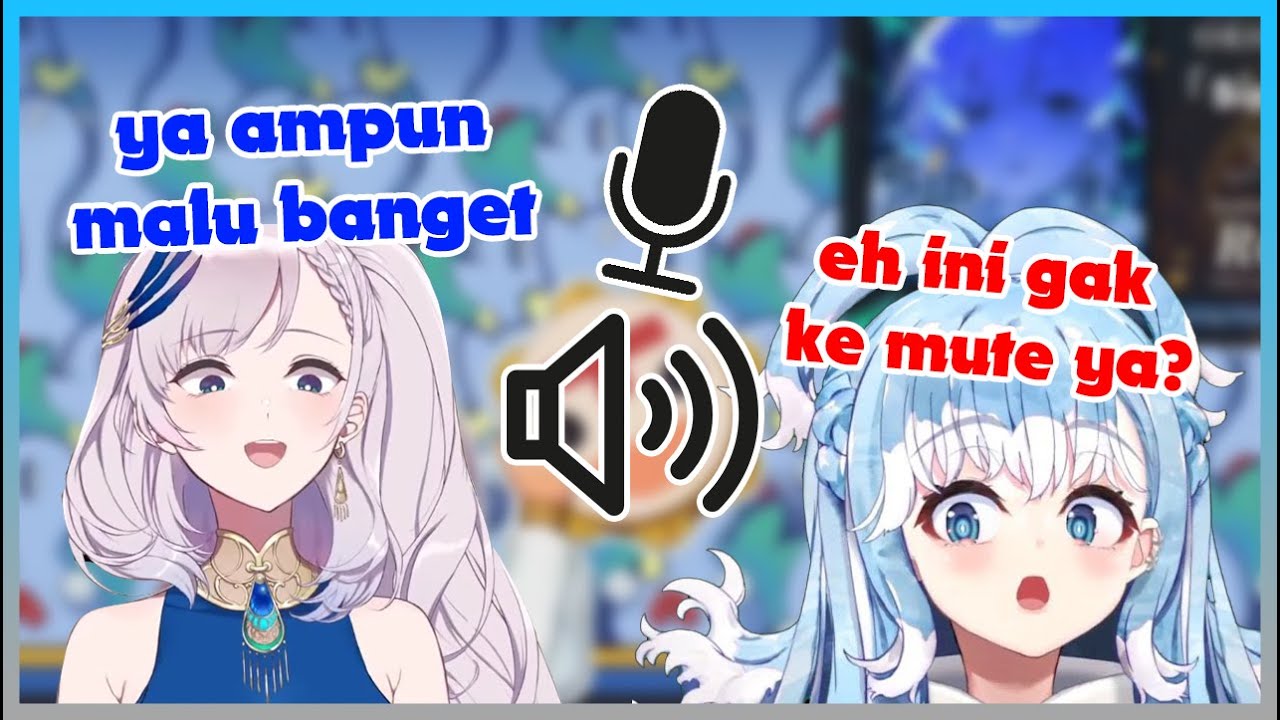 Kobo dan Reine jadi malu suaranya bocor gak ke mute pas loading screen