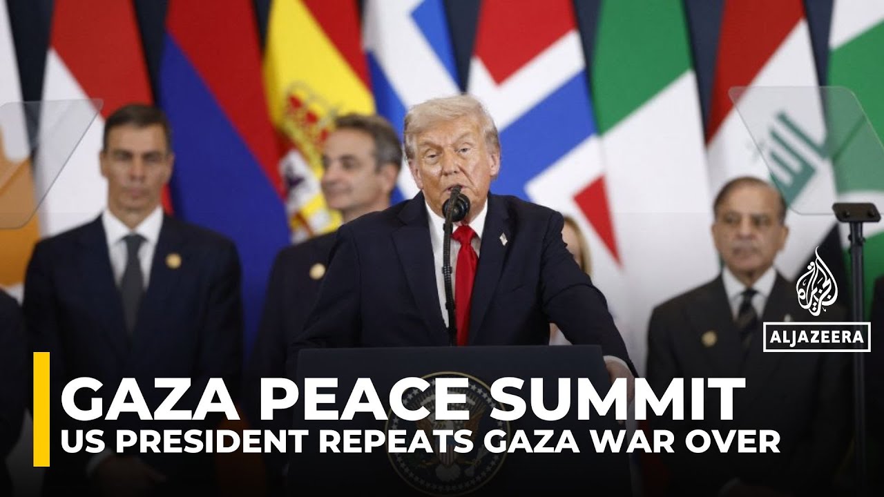 Sharm el-Sheikh summit: Trump repeats Gaza war over, thanks mediators for ‘breakthrough’