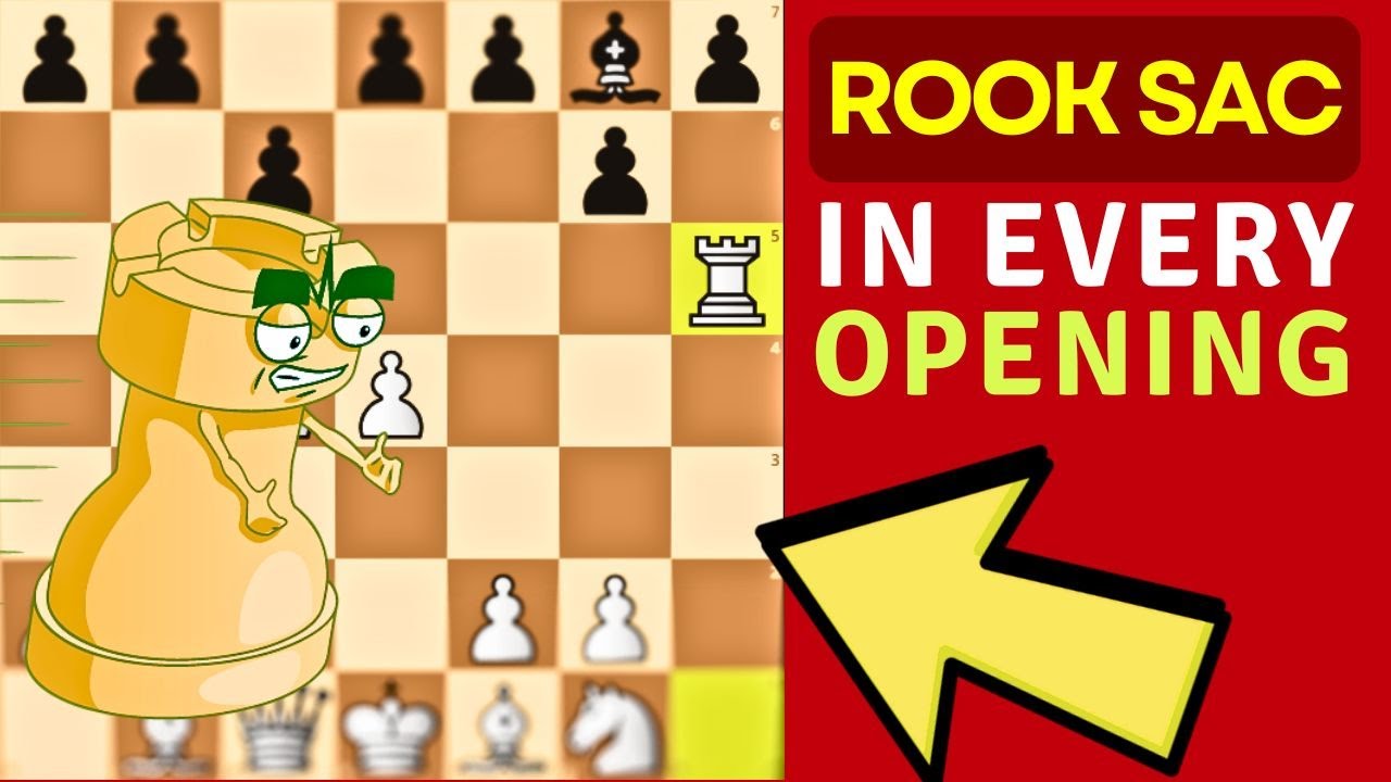 🔴 Sacrifice a Rook in Every Opening to Win Quickly 😬😬