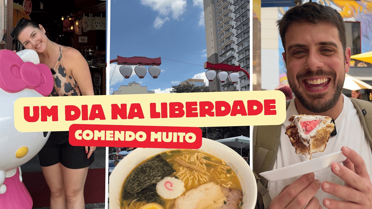 🍣 Explorando a Liberdade em SP: Tudo Que Fizemos e Comemos! 🤯