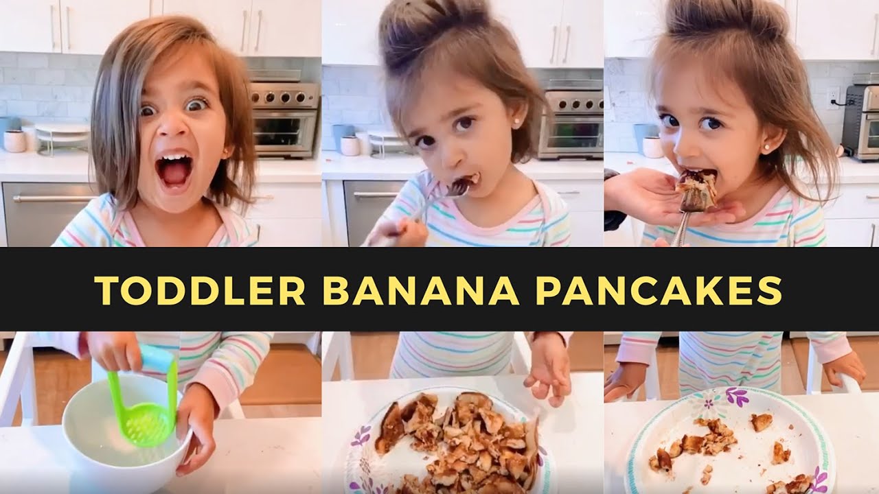 BANANA “PANCAKES” 🍌🥞EASY TODDLER BREAKFAST IDEA/RECIPE