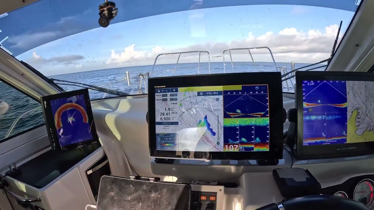 Garmin ps70、furuno DFF 3D、水深100m、鯖の反応比較②