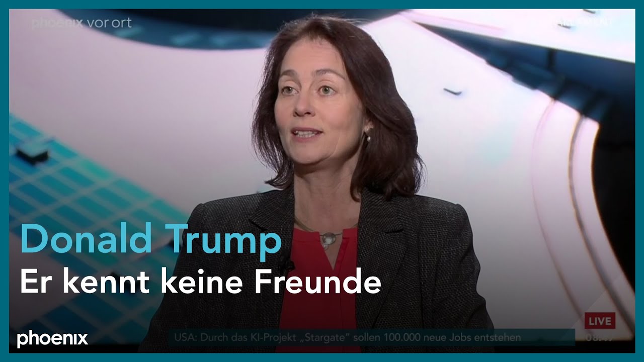 phoenix europatalk mit René Aust und Katarina Barley am 22.01.25