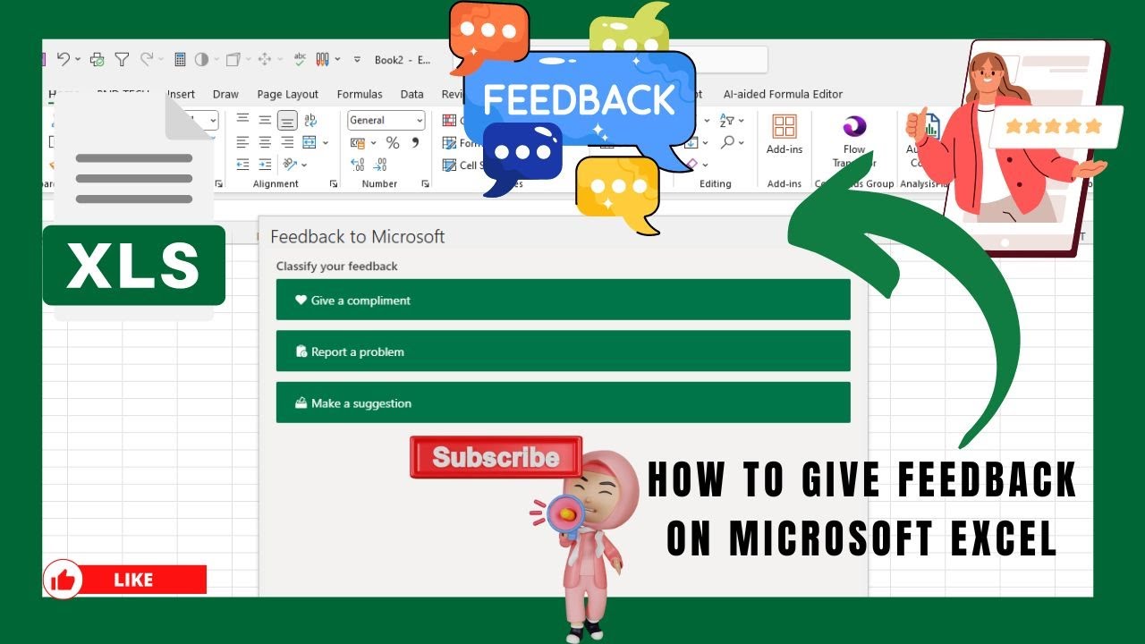 How To Give Feedback On Microsoft Excel