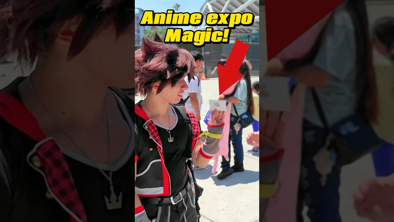 Sora Cosplay Magic Trick 