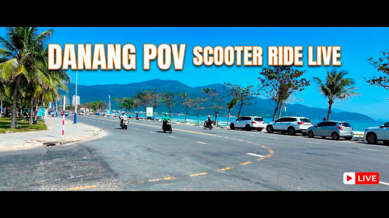 🛵 POV Scooter Ride in Da Nang | Exploring Vietnam's Coastline Live!
