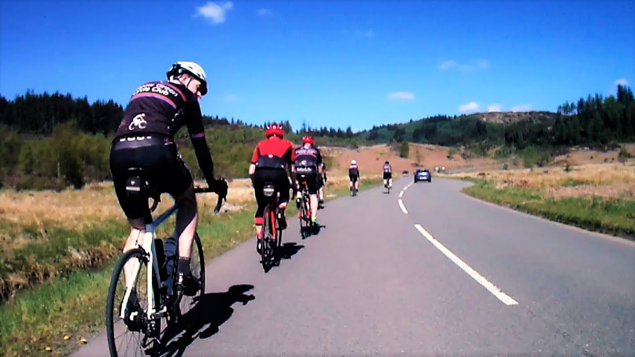 Scottish countryside on bike