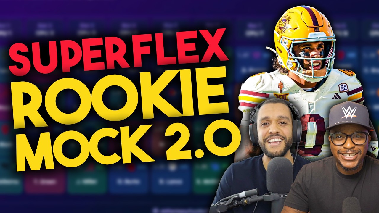 Пробный драфт новичков Superflex 2026 (2 раунда) — Джеремайя Лав 1.01, Мендоза 1.02, WR1 Debate