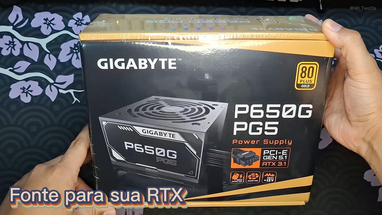 ⚡️ Fonte Gigabyte GP-P650G PG5 80 Plus gold: Pot&ecirc;ncia e Efici&ecirc;ncia para a Nova Gera&ccedil;&atilde;o! Unboxing 😉