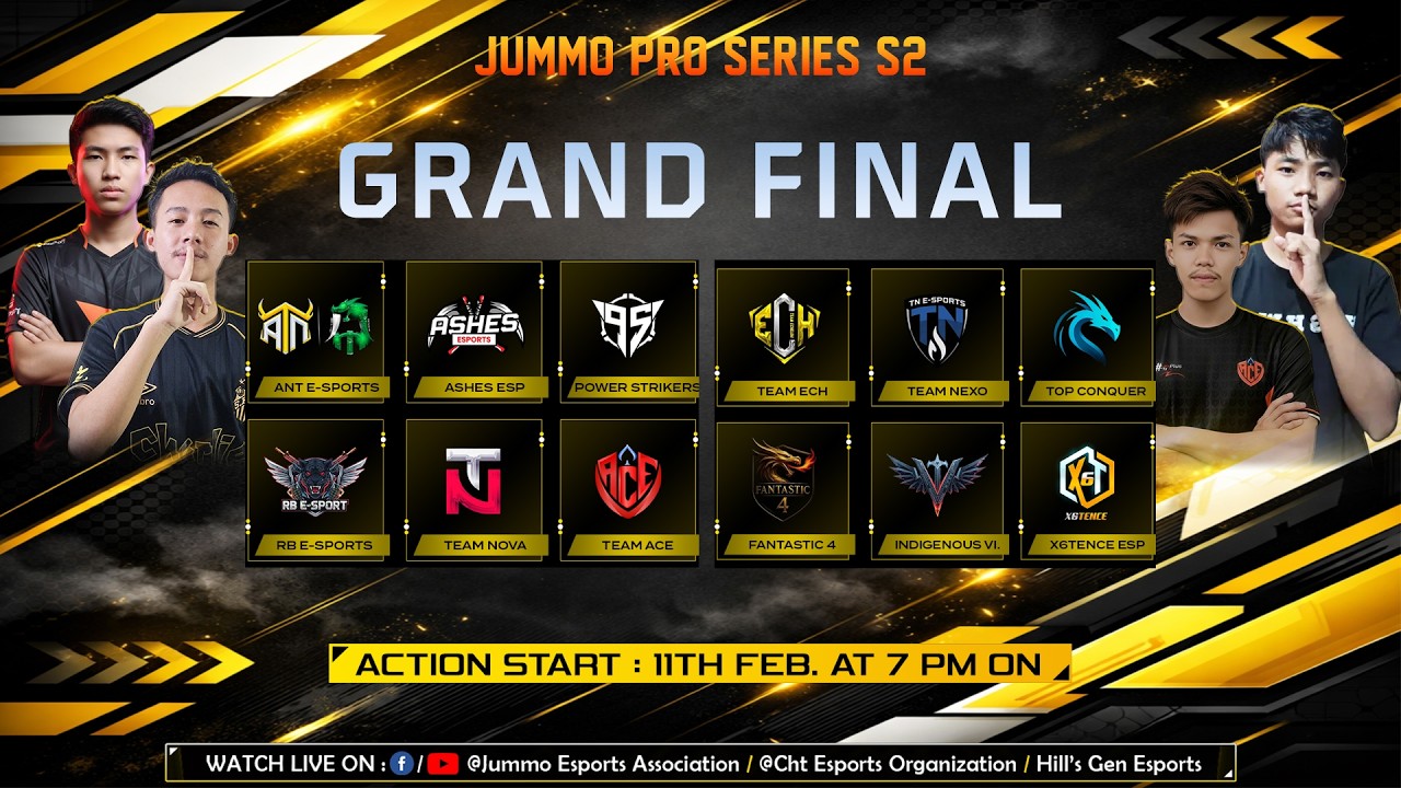 [🔴LIVE] JUMMO PRO SERIES - SEASON 2 | GRAND FINAL | JEA | HILL'S GEN | CHTEO