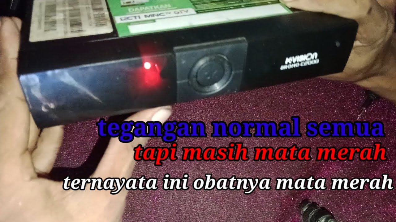 digital kvision bromo c2000 kerusakan mata merah tegangan semua normal