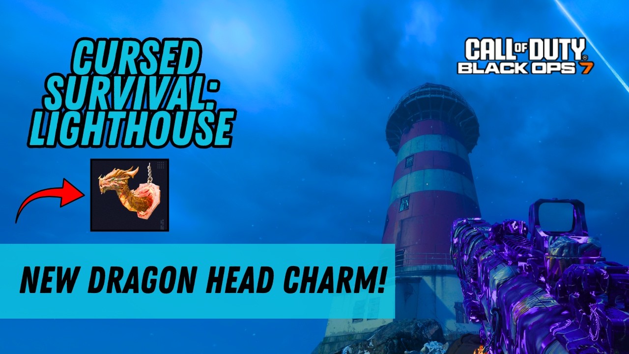 Unlocking the Dragon Head Charm on Lighthouse Survival! (Black Ops 7 Zombies)