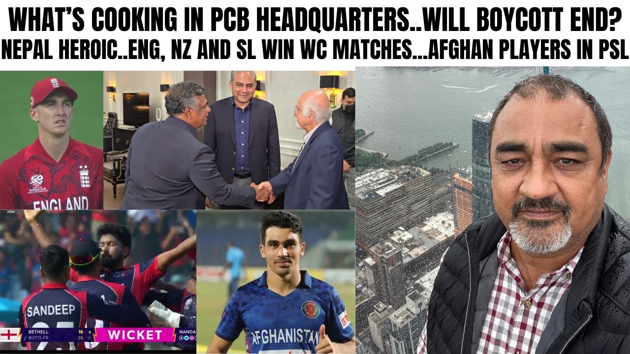 WHATS COOKING IN PCB HEADQUARTERS..WILL BOYCOTT END..NZ, ENG AND SL WIN WC MATCHES..NEPAL IMPRESSIVE