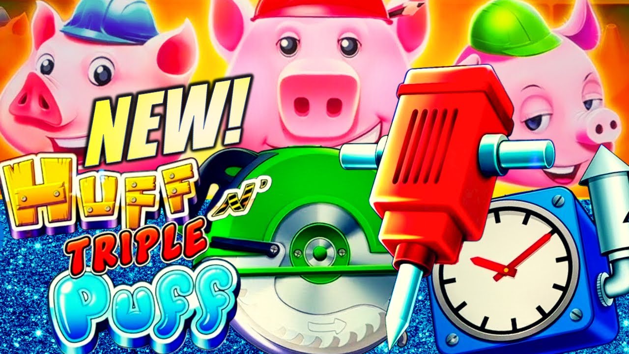 ★NEW SLOT!★ HUFF N’ TRIPLE PUFF! BEST HUFF N’ PUFF YET!? 🐷 Slot Machine (L&W)