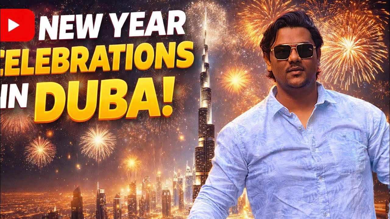 New Year Celebration Dubai 2026 🇦🇪| Burj Khalifa fireworks new year | Countdown | #dubai #dubaivlog 