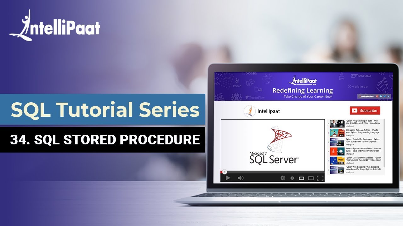 SQL Stored Procedure | Stored Procedure With and Without Parameters | Intellipaat