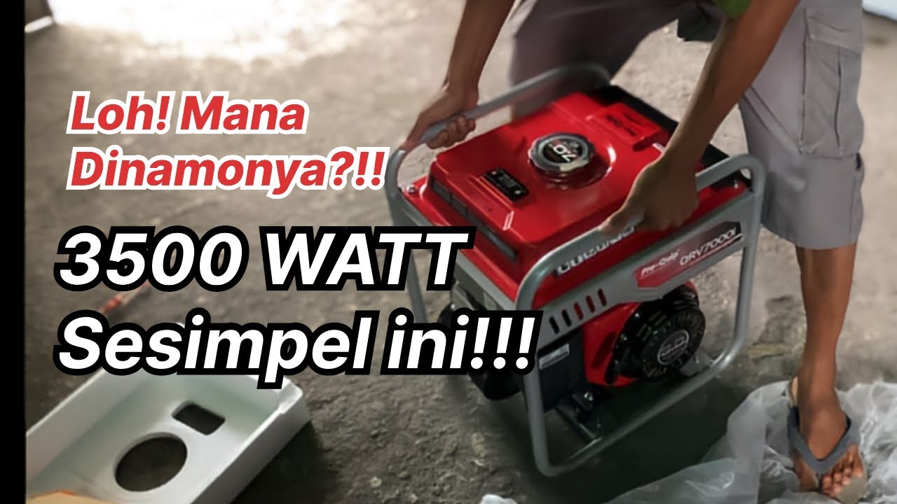 Saya Mau buktikan Kehebatan Genset ini!! Kecil Kok Watt Gede