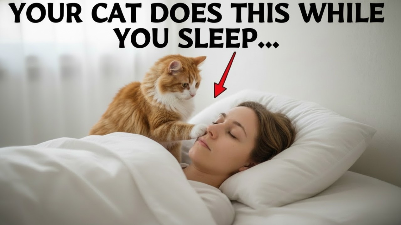 The One Strange Thing Your Cat Does Every Single Night While You Sleep