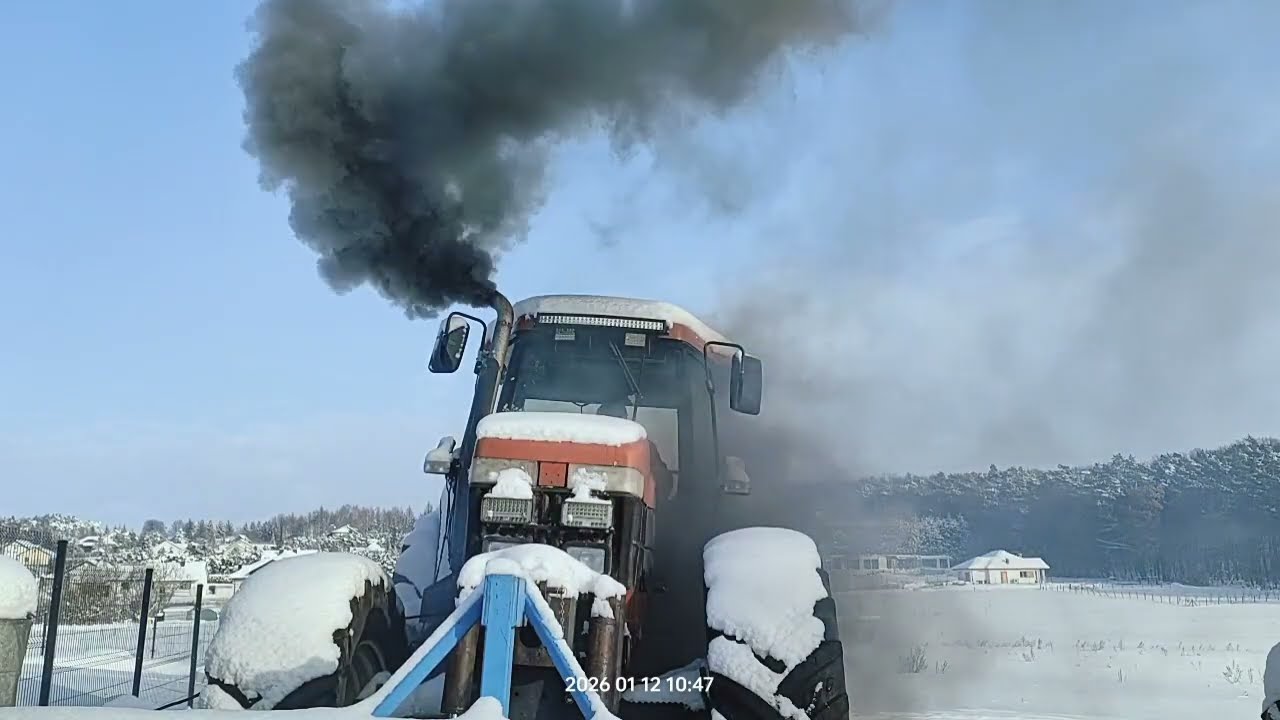 FiatAgri G190 zimny start, cold start 
