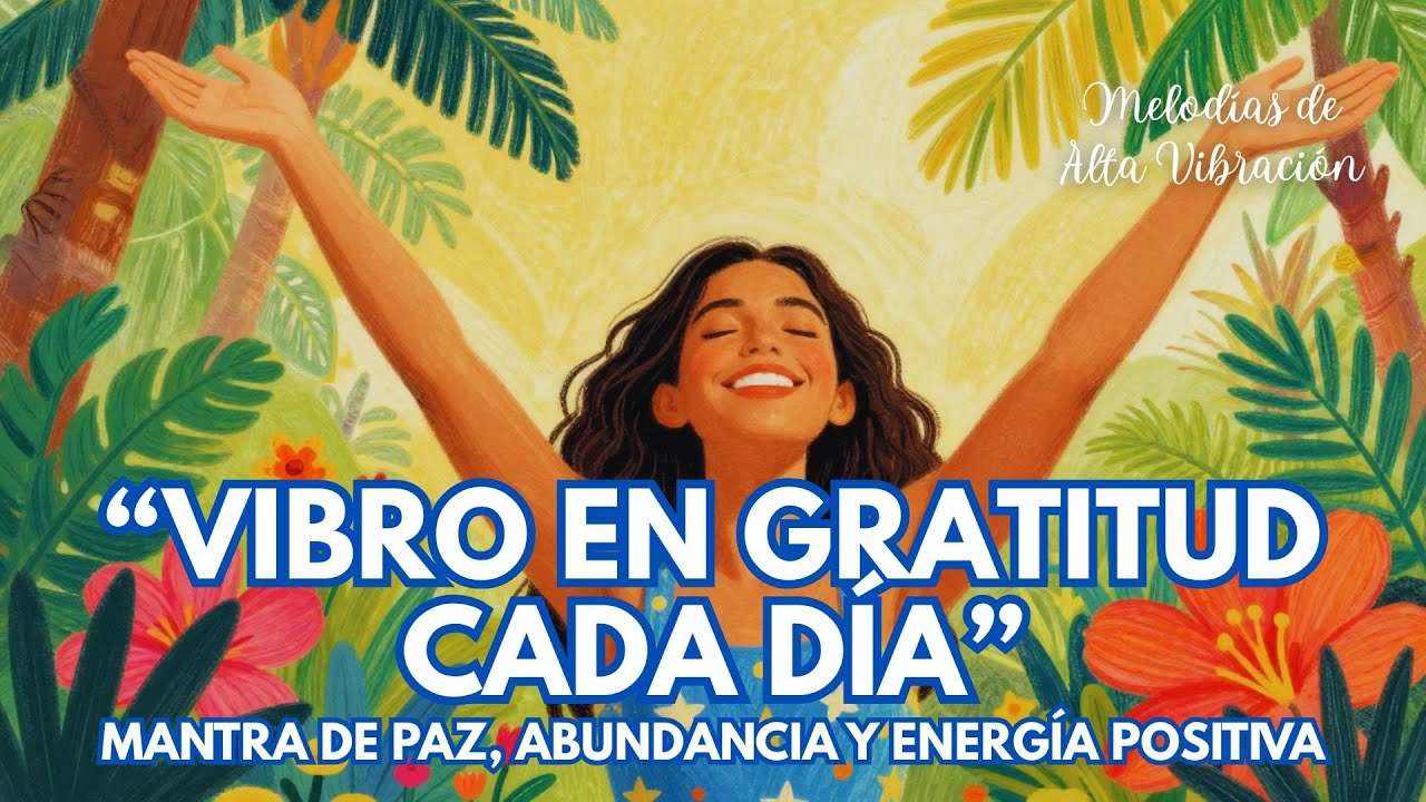 🌈✨ VIBRO EN GRATITUD CADA DÍA | Mantra de Paz, Abundancia y Energía Positiva 💖🌟