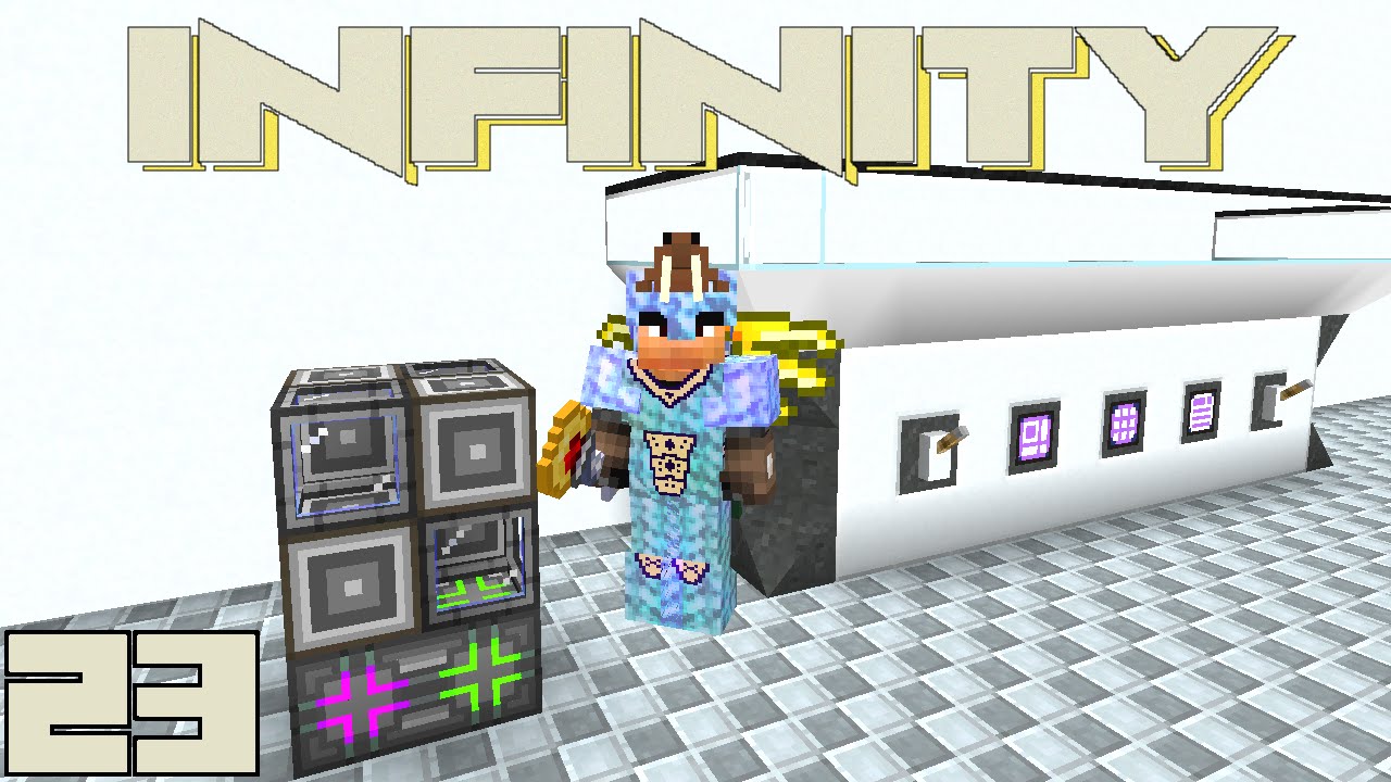 Minecraft Mods FTB Infinity - COMMAND CENTER CONSOLE [E23] (HermitCraft Modded Server)