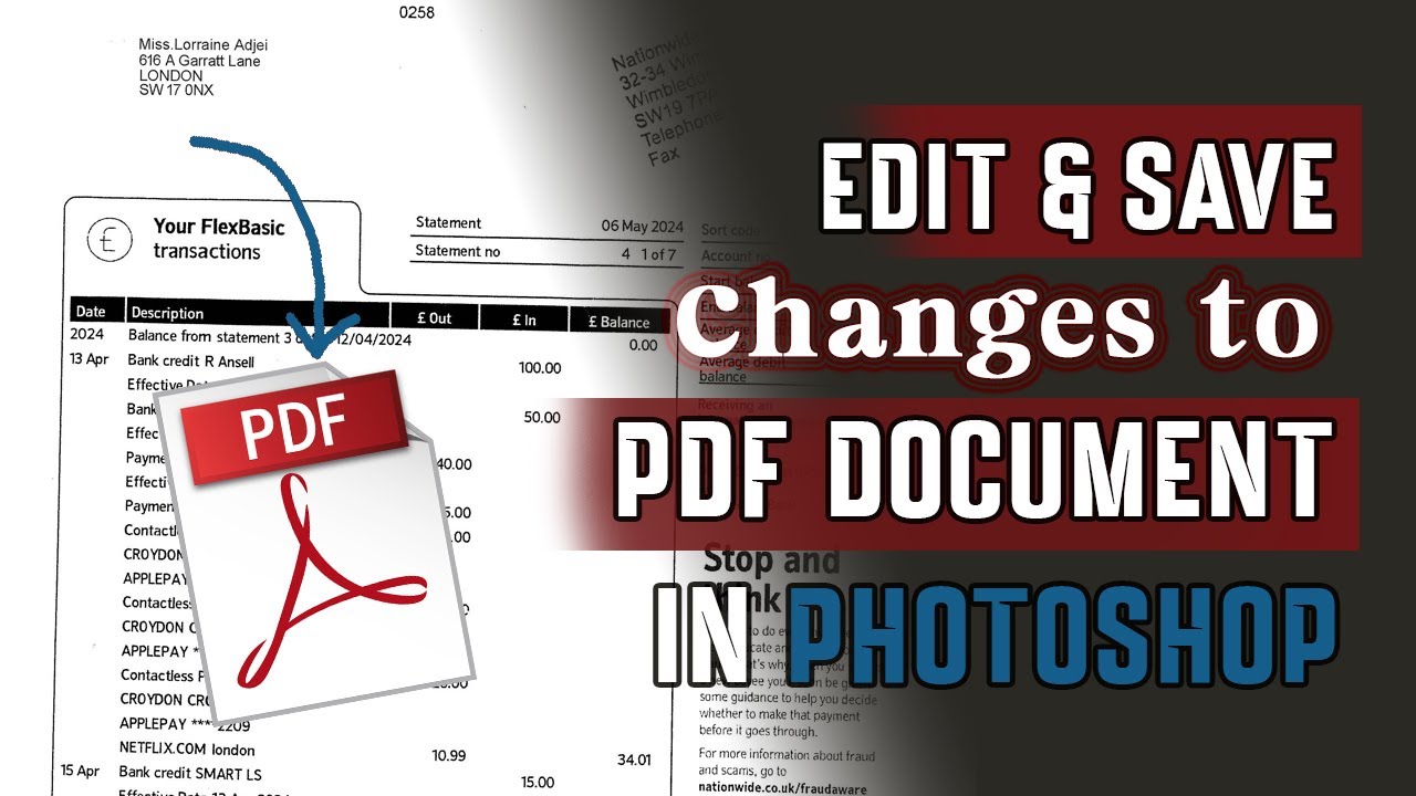 How to Edit & Save a Multi-Page PDF in Photoshop