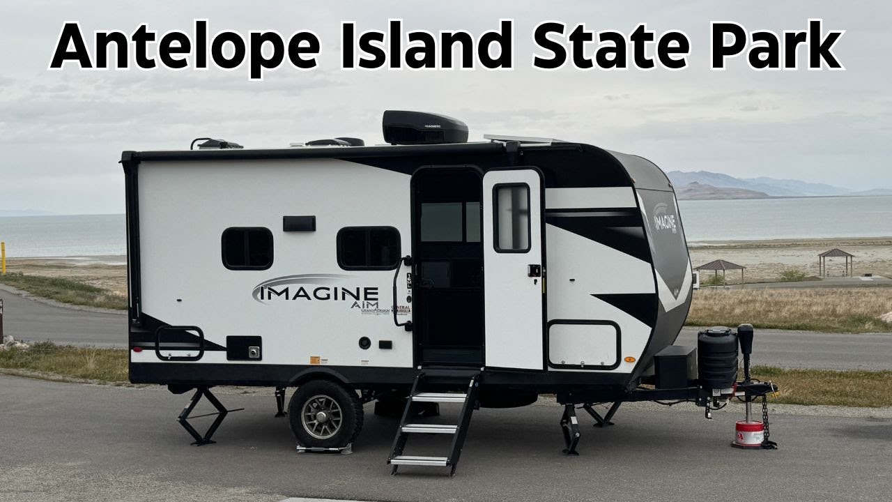The bugs were awful! ANTELOPE ISLAND STATE PARK (Vlog 12)