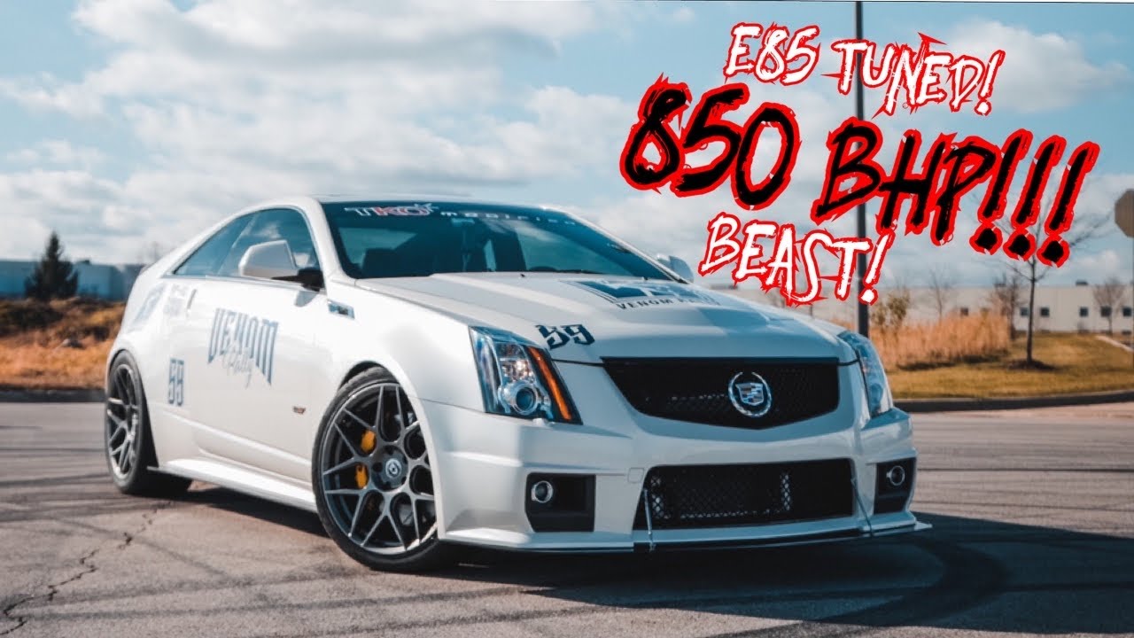 THIS STRAIGHT PIPED *770 WHP* CADILLAC CTS-V COUPE WILL MAKE YOU DEAF!!!