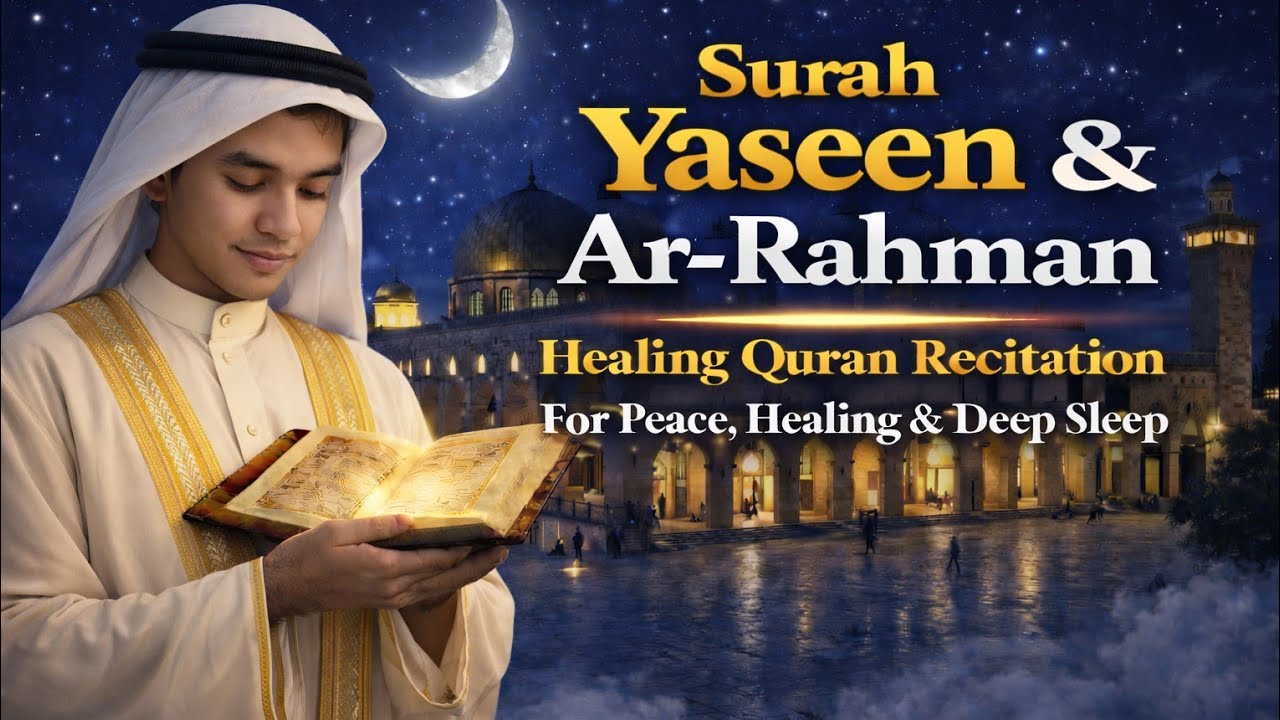 Surah Yasin (Yaseen) & Surah Ar Rahman | Beautiful Quran Recitation for Peace , Healing & Deep Sleep