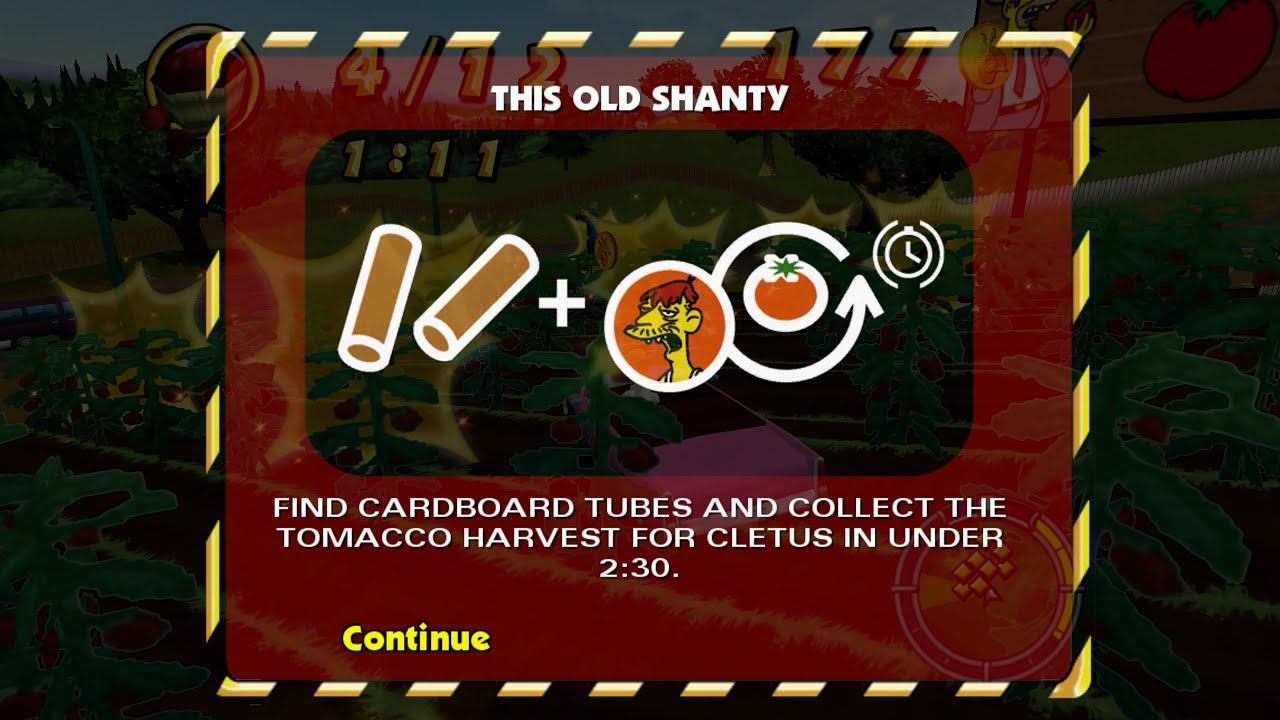 [4K] This Old Shanty | Level 1 | Bonus Mission | The Simpsons Hit & Run
