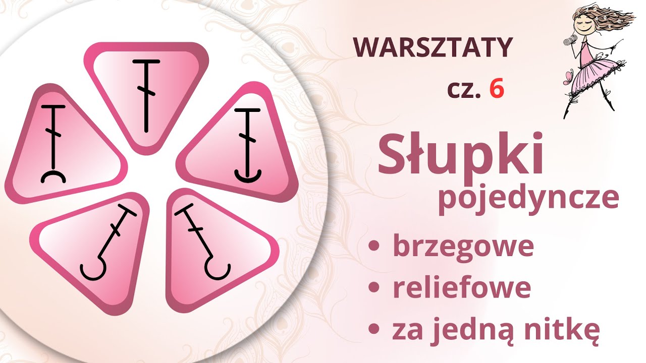 Słupek na szydełku, Słupek reliefowy przedni i tylny, Słupek za przednią i tylną nitkę; Warsztaty🧶