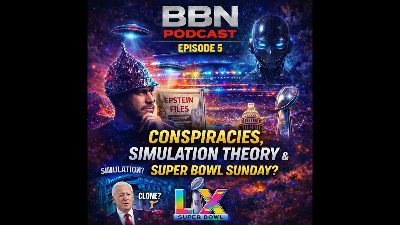 Episode 5: Conspiracies, Simulation Theory & Super Bowl Sunday | BBN Podcast