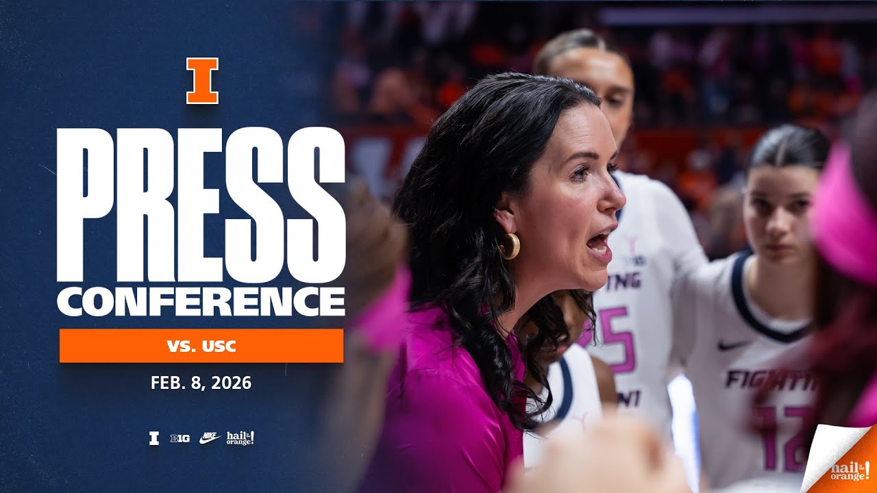 Illinois Women's Basketball | HC Shauna Green, Destiny Jackson, Cearah Parchment (2/8/26)