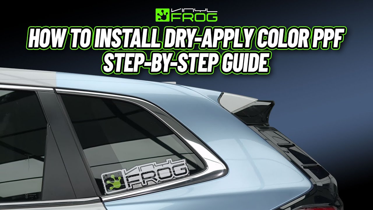 Dry Apply Color PPF | Easy Installation Tutorial