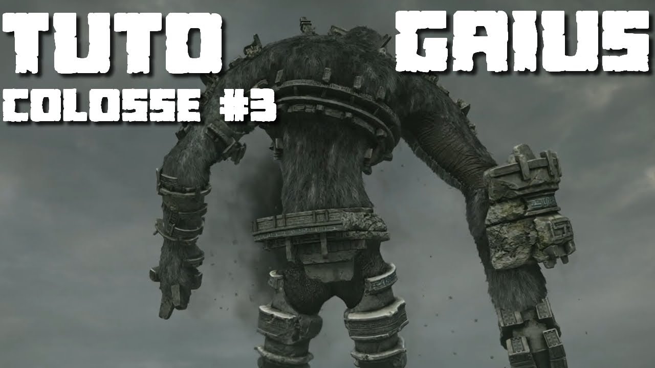 Tuto FR Colosse #3 GAIUS (Normal / Time Attack) SHADOW OF THE COLOSSUS (REMASTERED)