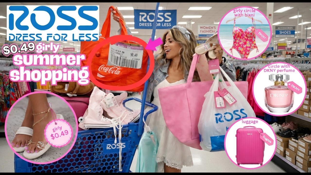 $0.49 Pink Tag Sale Returns at Ross! Epic Summer Girly Shopping Spree