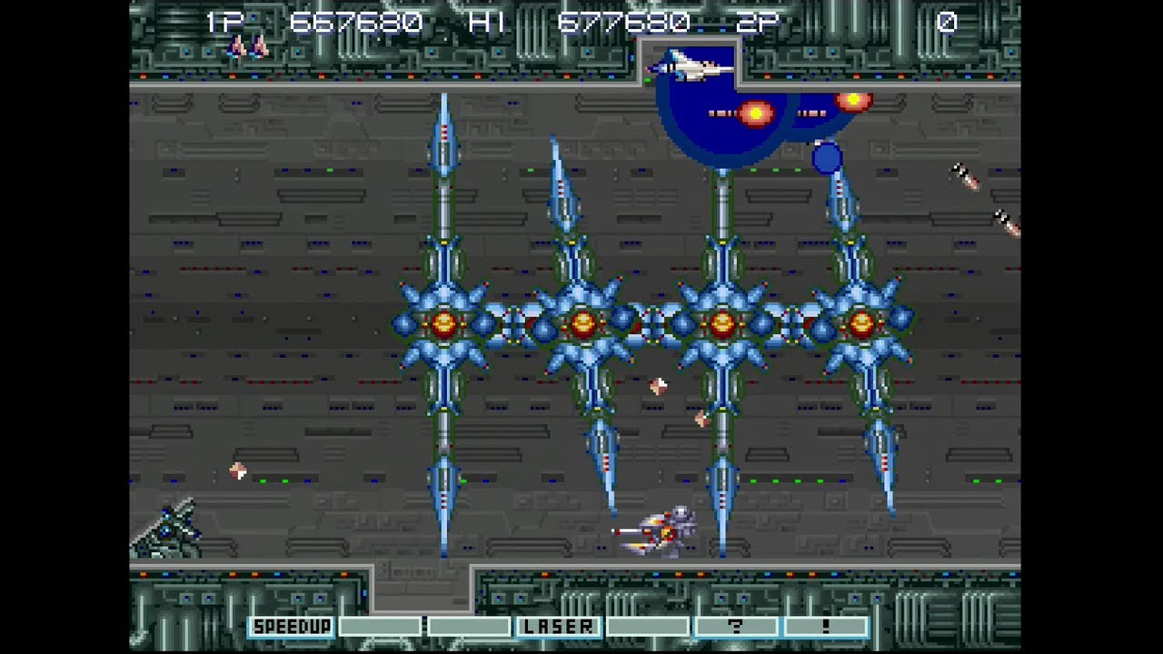 Gradius III (Arcade/PS2) Full Run on Wait Level 0 (No Slowdown)