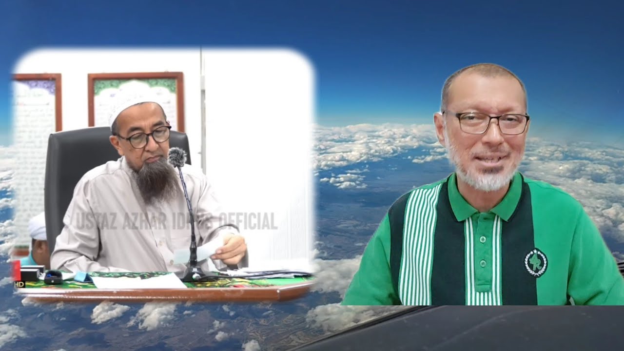 Ust Azhar Idrus & Pilot Pakai Kasut Kulit Babi