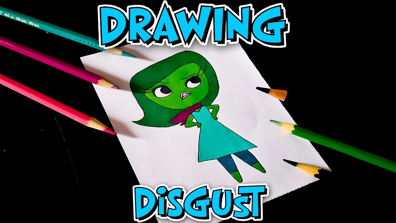How To Draw Disgust - Inside Out