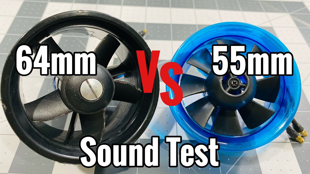EDF Sound Comparison Test | 5 Blade vs 8 Blade