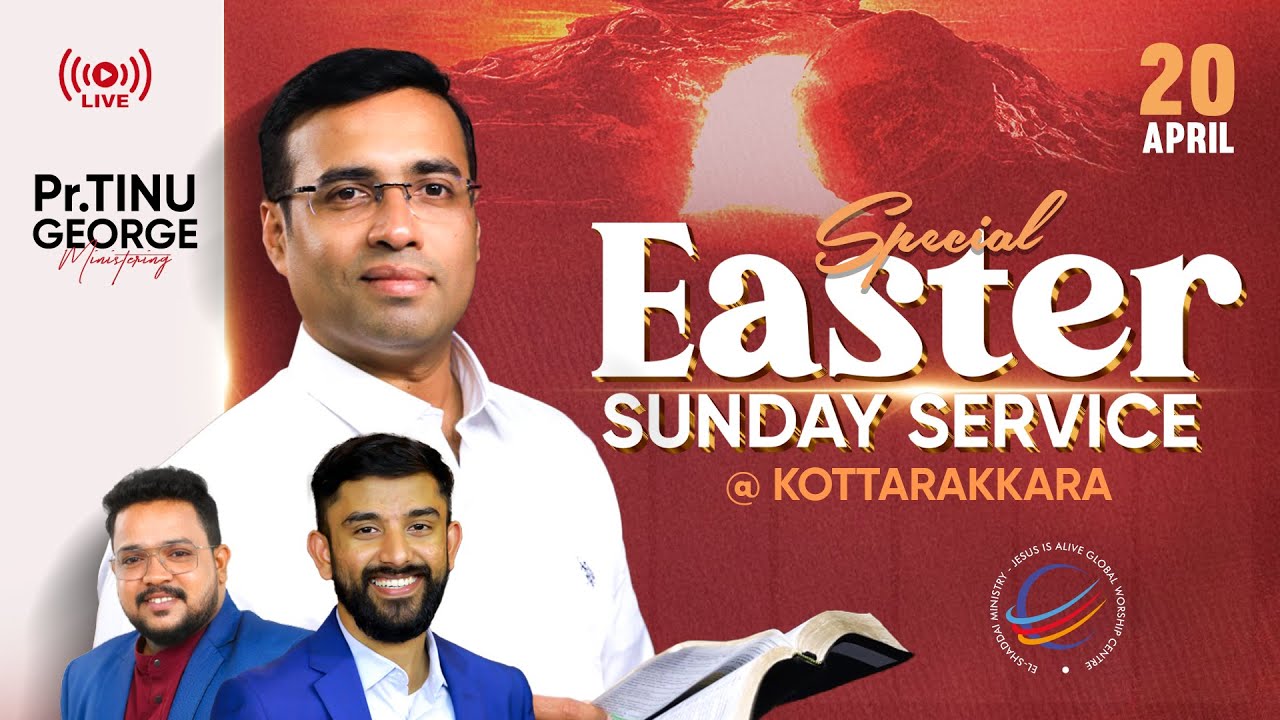 🔴 LIVE© | Resurrection Sunday | Special Easter Sunday Service | Pastor Tinu George | Jesus Is Alive