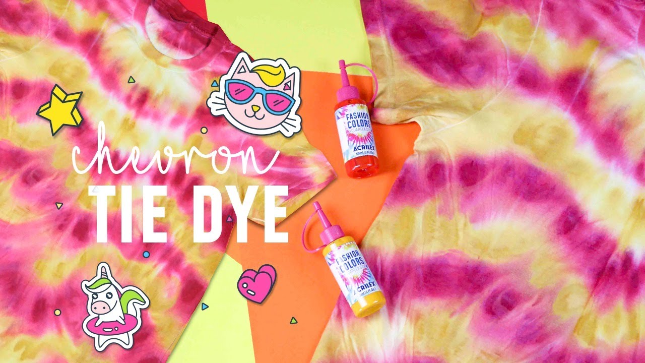 Técnicas de Tie Dye - Chevron
